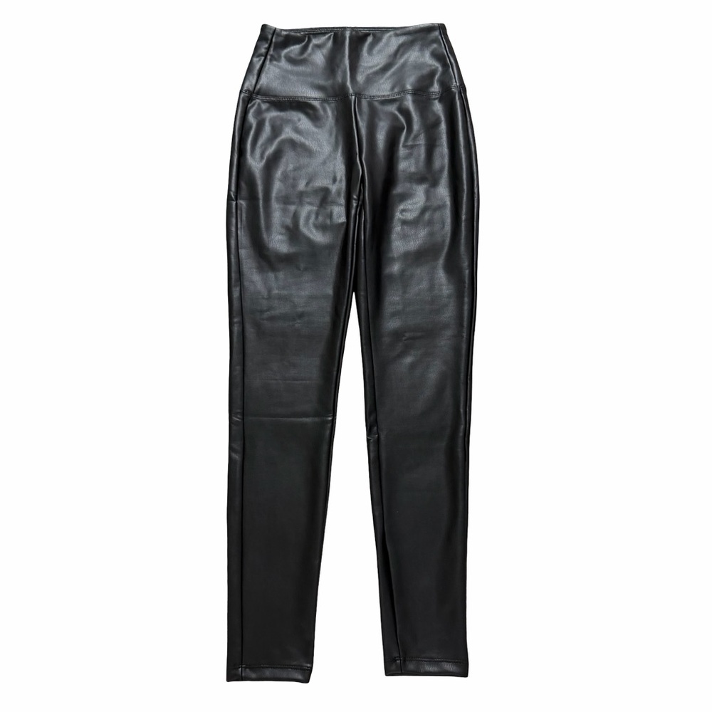 Zenana Pants 
Women’s size Small
Faux Leather Black Leggings
New Without Tags